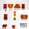 Extra Unique Shaped Round Tequila Bar top Cork Stopper Liquor 70cl Whiskey Rum Vodka Tall Surgic 700ml Spirits Glass Bottle - Image 5